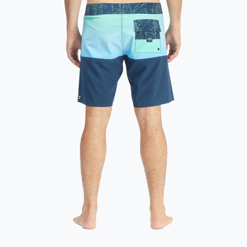 Pánske plavecké šortky Billabong Fifty50 Panel Pro coastal 5