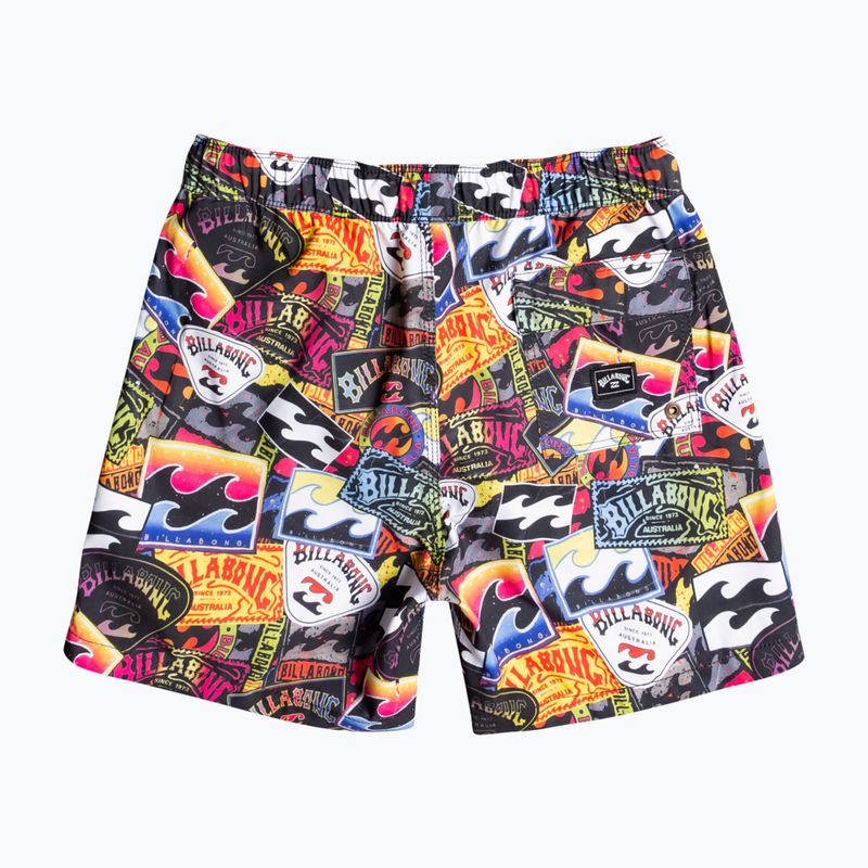 Detské plavecké šortky Billabong Sundays multicolor 2