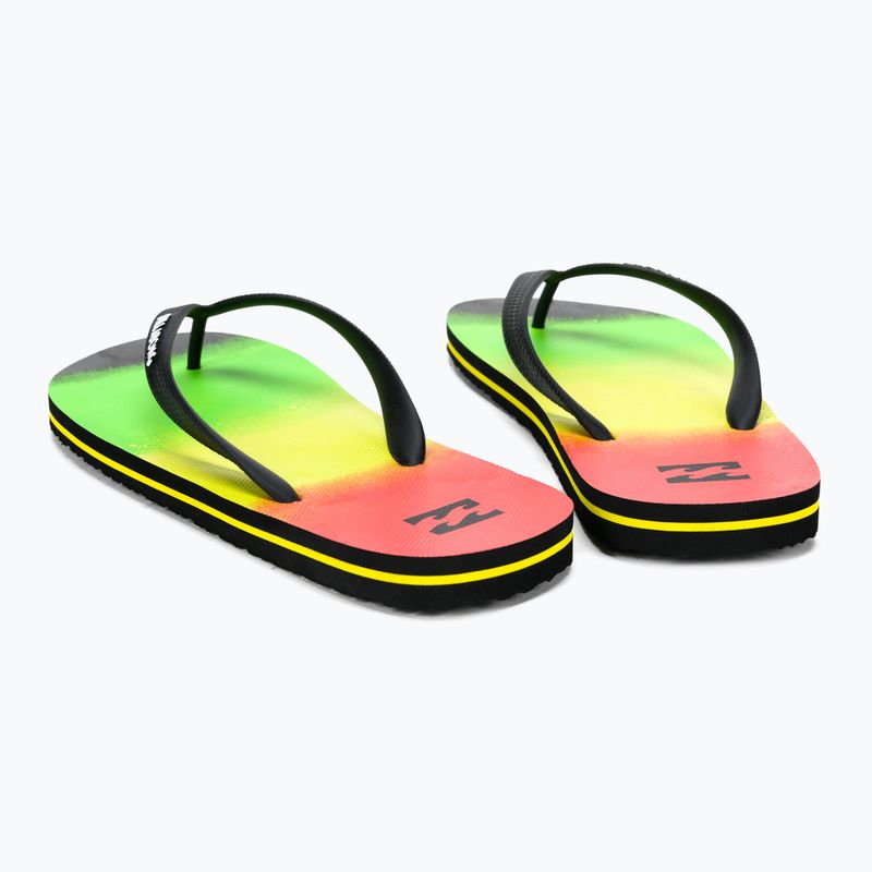 Pánske žabky Billabong Tides Fade rasta 3