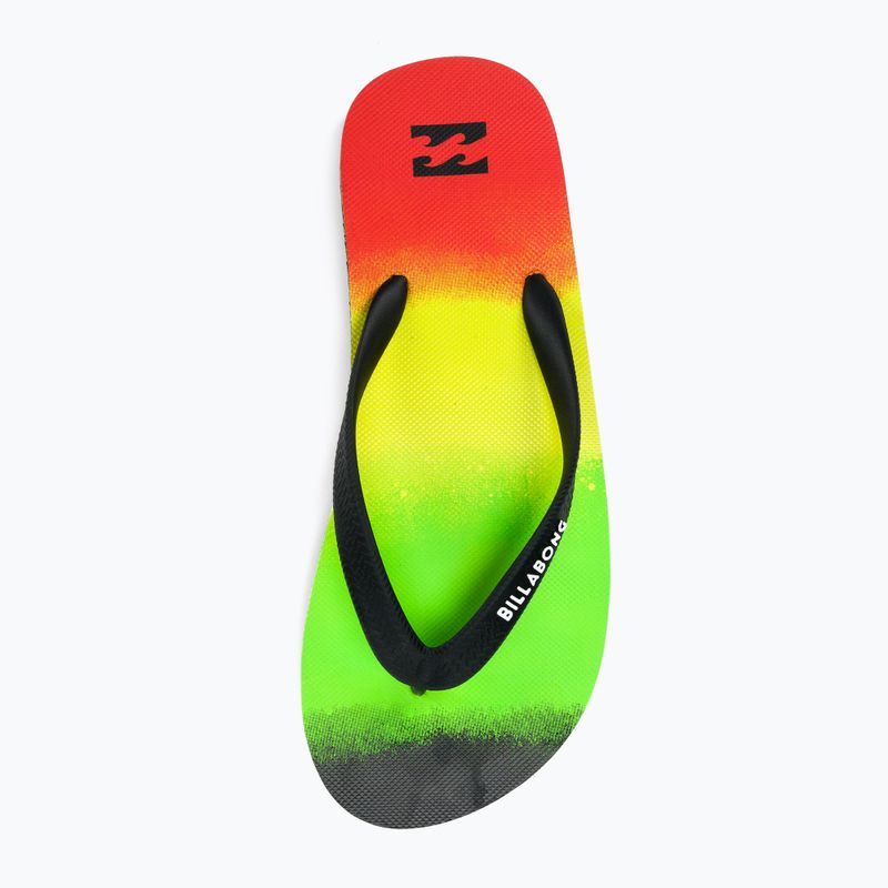 Pánske žabky Billabong Tides Fade rasta 6
