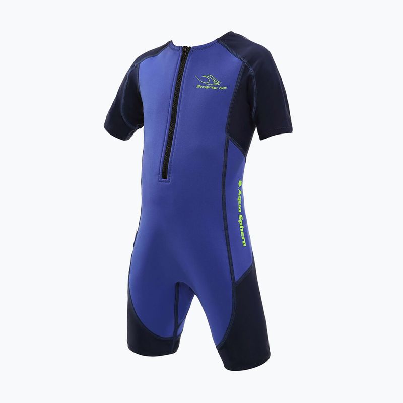 Aquasphere Stingray HP2 SS detský neoprénový neoprénový oblek modrý a tmavomodrý SJ43542046