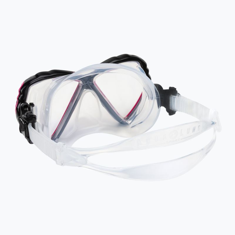 Aqualung Cub Combo detská súprava maska + šnorchel čierna/ružová SC3990002 5