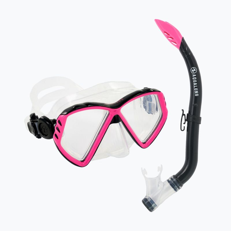 Aqualung Cub Combo detská súprava maska + šnorchel čierna/ružová SC3990002 10