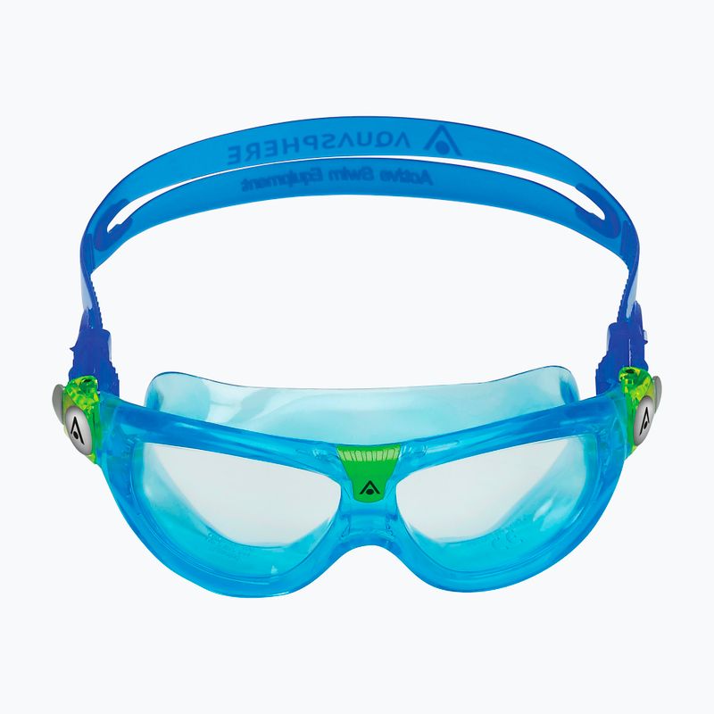 Detská plavecká maska Aquasphere Seal Kid 2 tyrkysová/modrá/čierna MS5614340LC 2