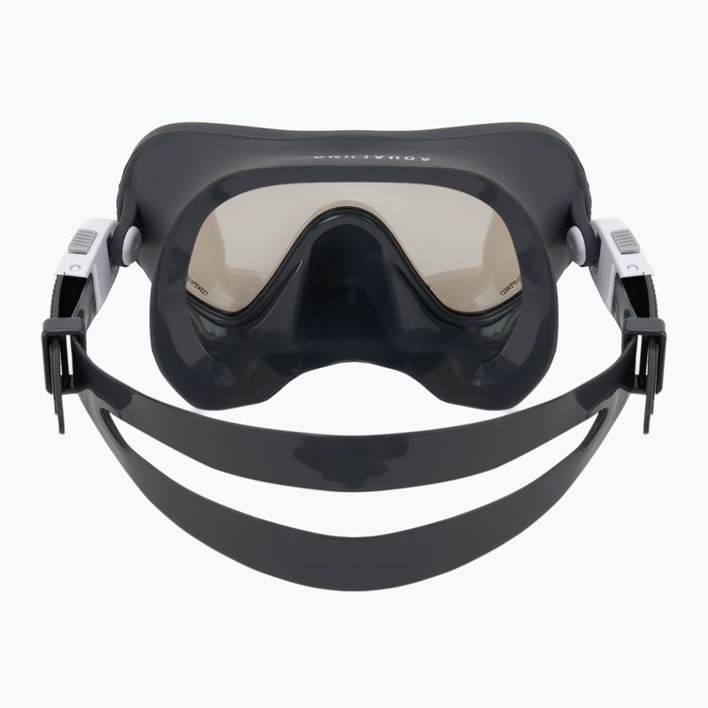 Aqualung Combo Nabul maska na šnorchlovanie + sada šnorchel strieborný/zrkadlo 5