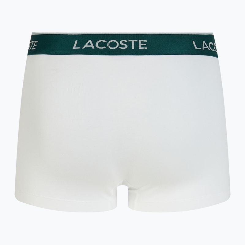 Boxerky Lacoste 5H3389 001 3 páry biele 3