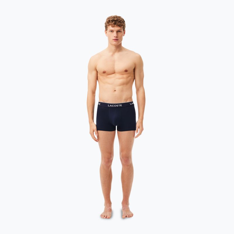 Boxerky Lacoste 5H3401 3 pary navy blue/green/red/navy 6