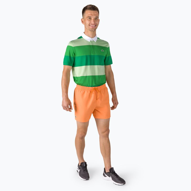 Lacoste pánske plavecké šortky MH6270 A7T oranžová 2