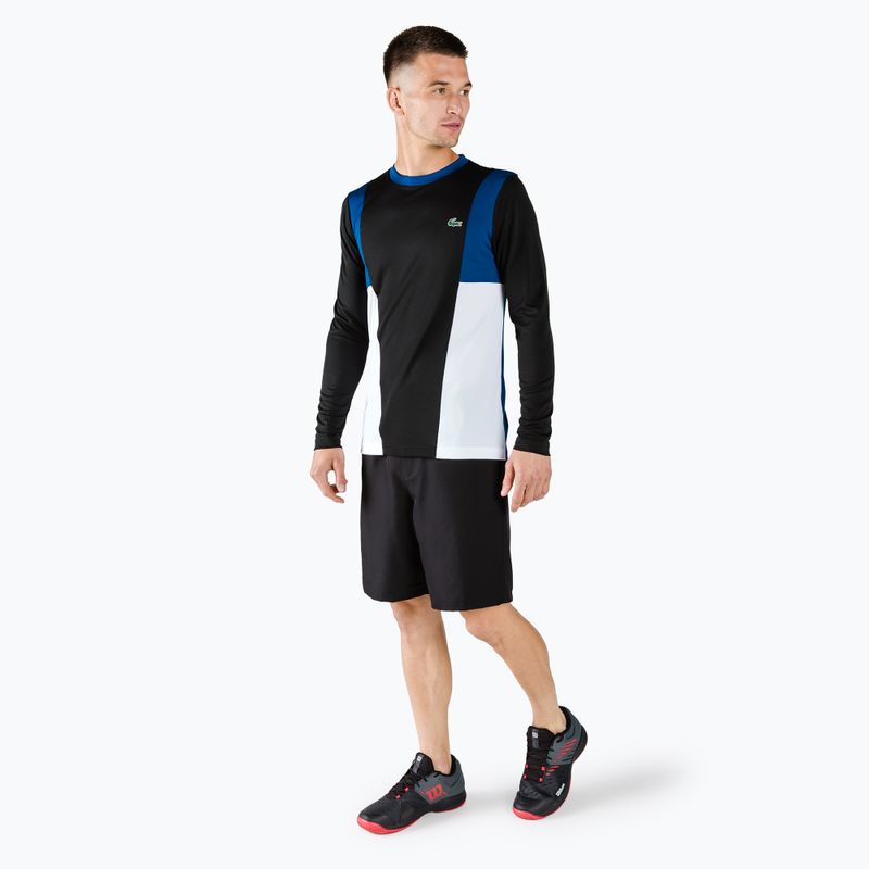 Lacoste pánske tenisové tričko čierne TH0831 2