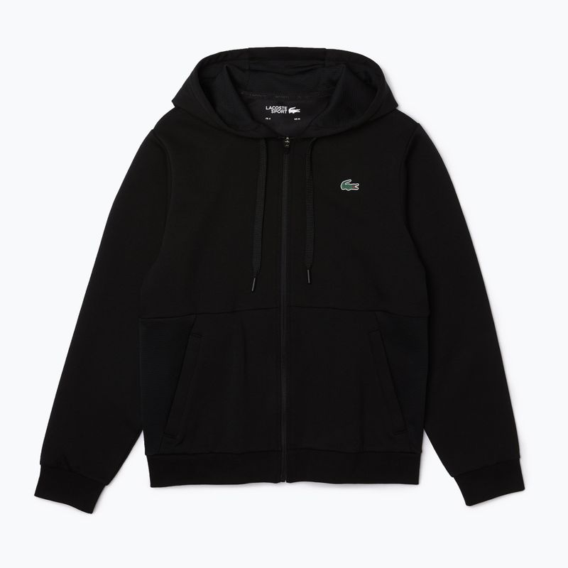 Lacoste pánska tenisová mikina čierna SH9676 6