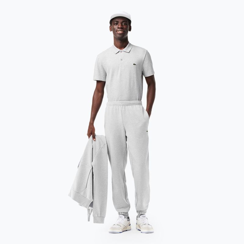 Pánske polo košeľa Lacoste  DH0783 silver chine 3