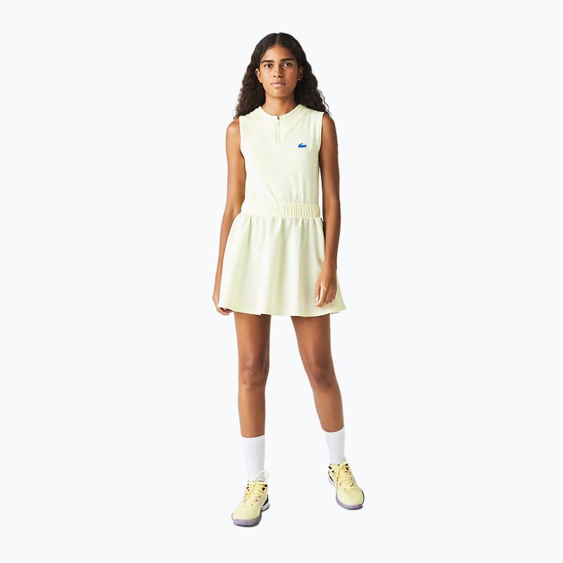 Lacoste tenisové šaty žlté EF9241 2