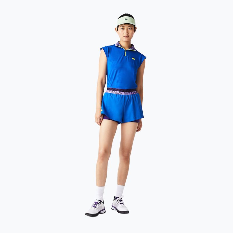 Lacoste dámske tenisové šortky modré GF9262 5