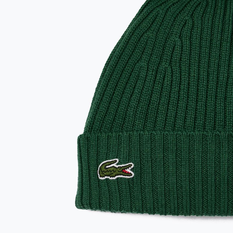 Zimná čiapka Lacoste RB0001 green 2