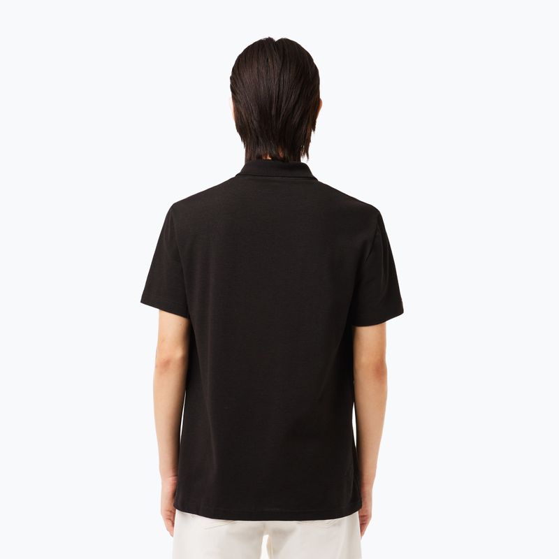 Pánske polo košeľa Lacoste DH0783 čierne 2