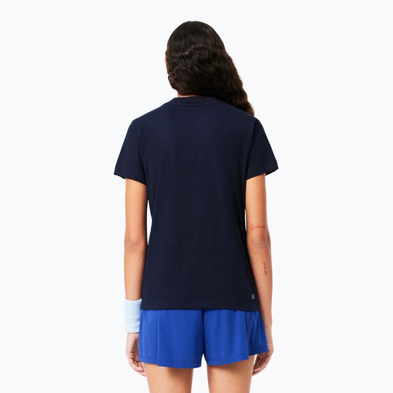 Dámske tričko Lacoste TF9246 navy blue 3