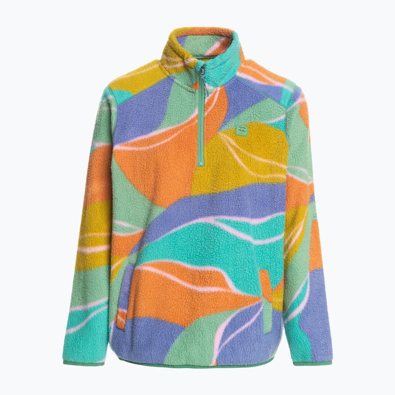 Dámska snowboardová mikina Billabong Boundary Mock 3 sea green