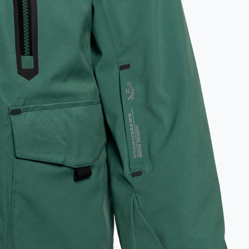 Pánska snowboardová bunda Billabong Prism evergreen 3