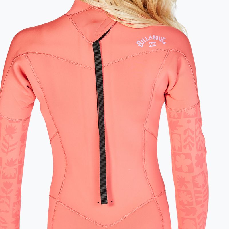 Detská plavecká pena Billabong 4/3 Teen Synergy BZ vintage coral 4