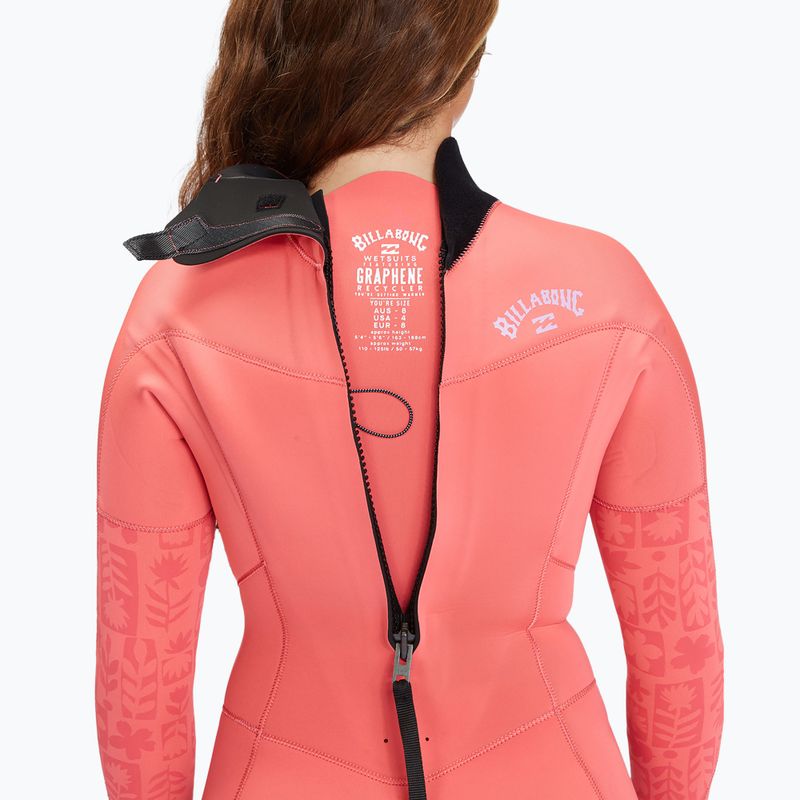 Neoprén dámsky Billabong 4/3 mm Synergy BZ Full vintage coral 5