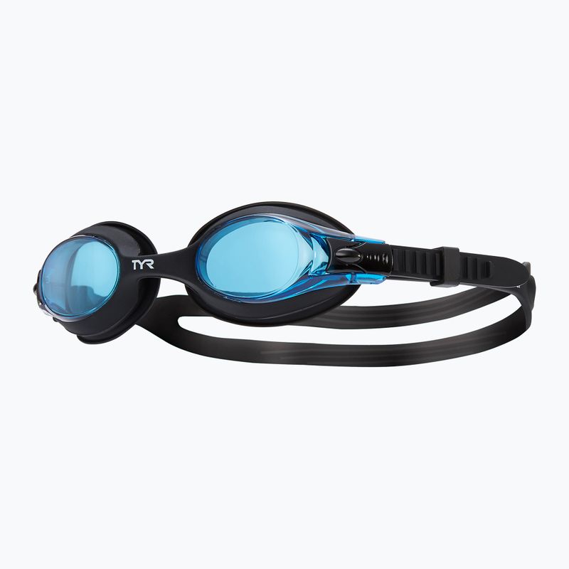 Detské plavecké okuliare TYR Swimple blue/ black/ black