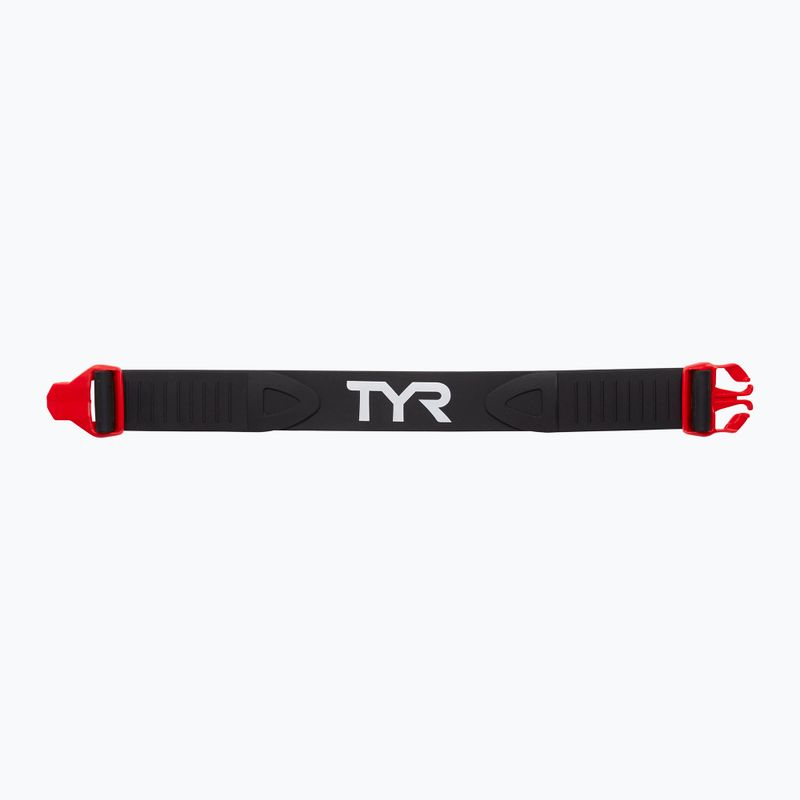 Plavecký tréningový opasok TYR Rally Training Strap black/red 2