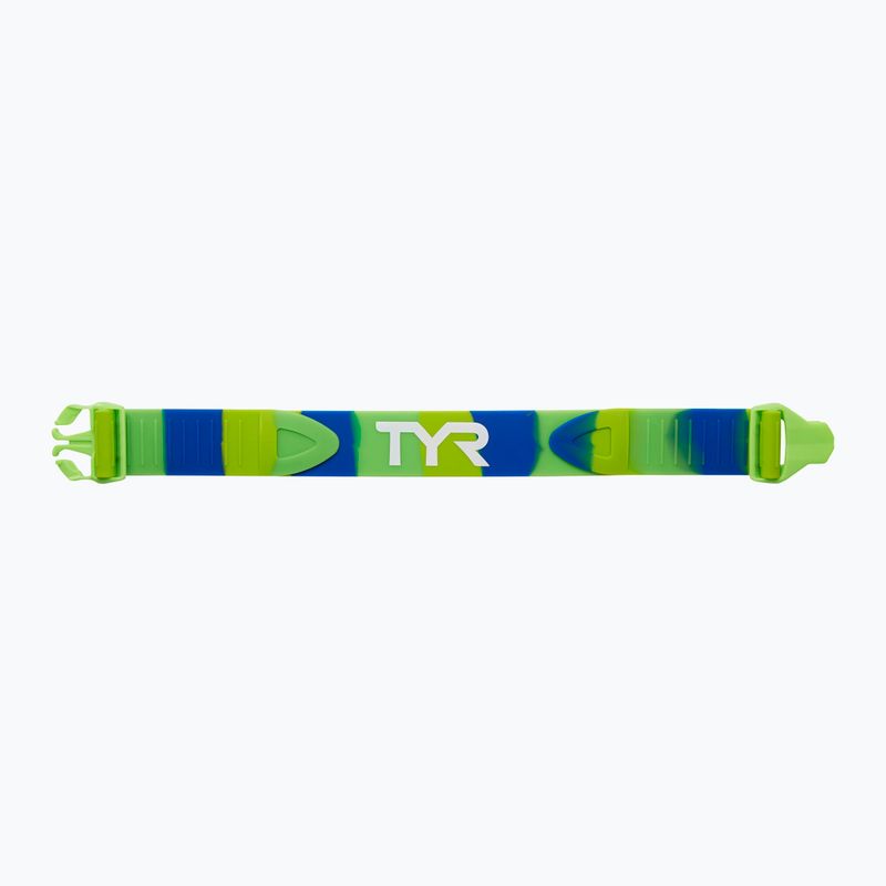 Plavecký tréningový opasok TYR Rally Training Strap green/ green/ blue 2