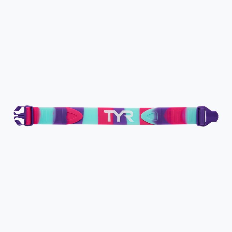 Plavecký tréningový opasok TYR Rally Training Strap pink/ purple/ mint 2