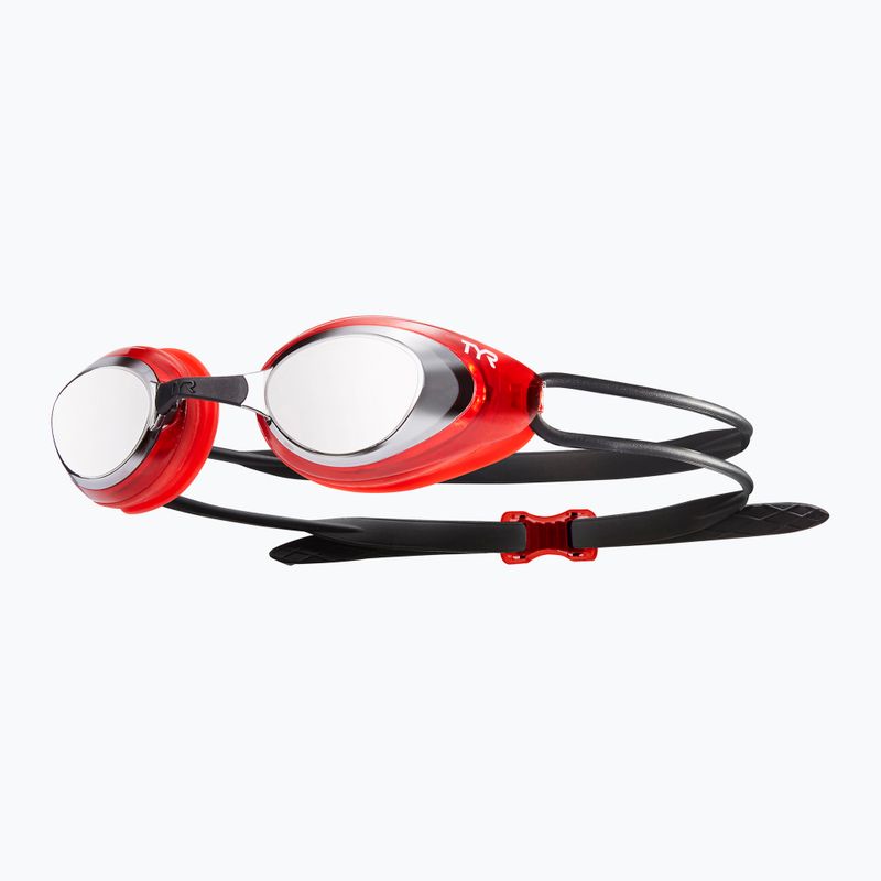 Plavecké okuliare TYR Blackhawk Racing Mirrored silver/ red/ black 5