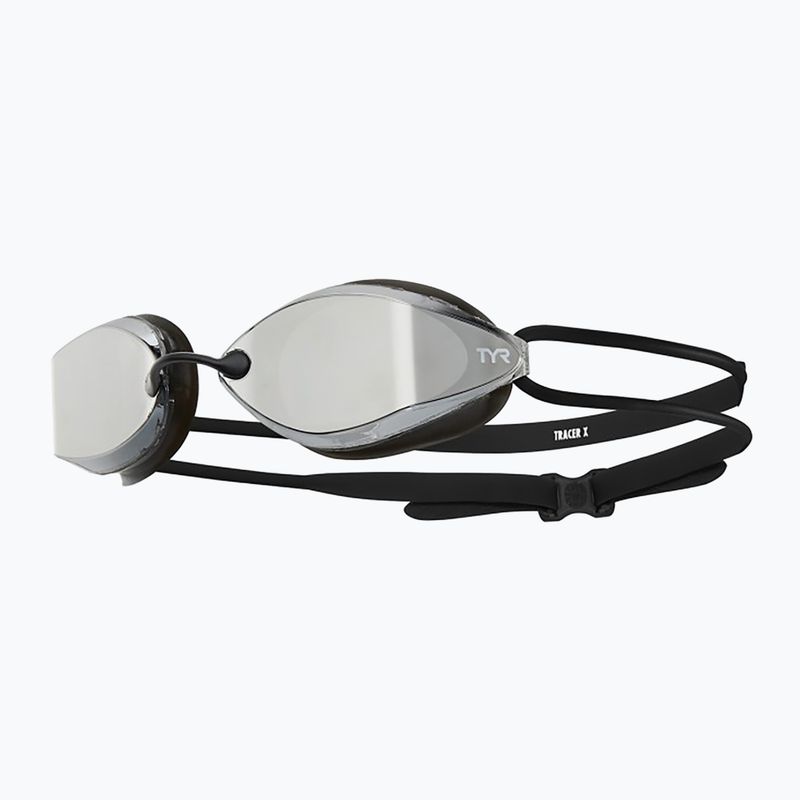 Plavecké okuliare TYR Tracer-X Racing Mirrored čierno-strieborné LGTRXM_43 6