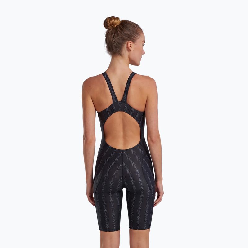 Dámske jednodielne plavky TYR Fusion 2 Aerofit Shortjohn black 2