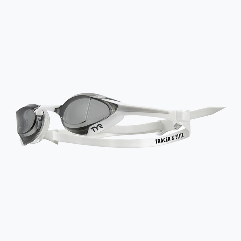 Plavecké okuliare TYR Tracer-X Elite Racing dymové/biele LGTRXEL_072