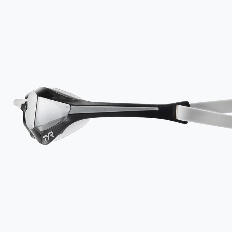 Plavecké okuliare TYR Tracer-X Elite Racing dymové/biele LGTRXEL_072 2