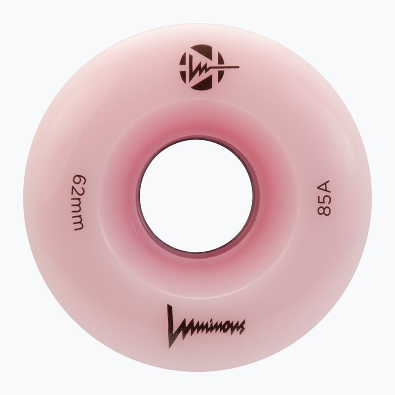 Kolieska na in-line korčule FR Skates Luminous Led Quad Wheel 62mm/85A Sixies 6LED X4 flamingo 3