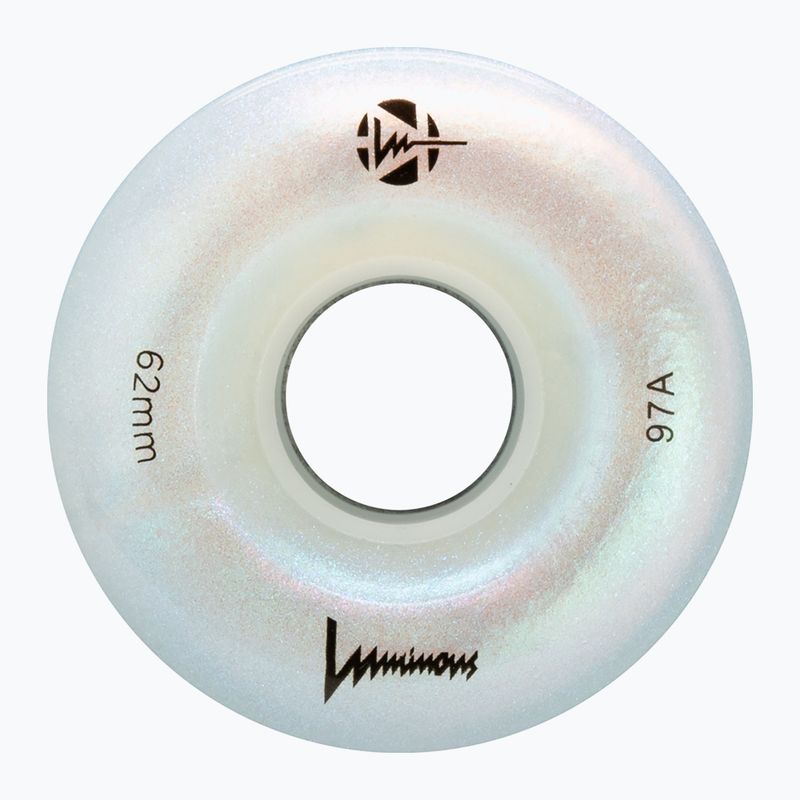 Kolieska na in-line korčule FR Skates Luminous Led Quad Wheel 62mm/97A X4 white pearl 3