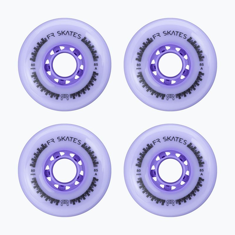Kolieska na in-line korčule FR Skates Downtown Wheel 80mm/85A X4 light purple/purple 2
