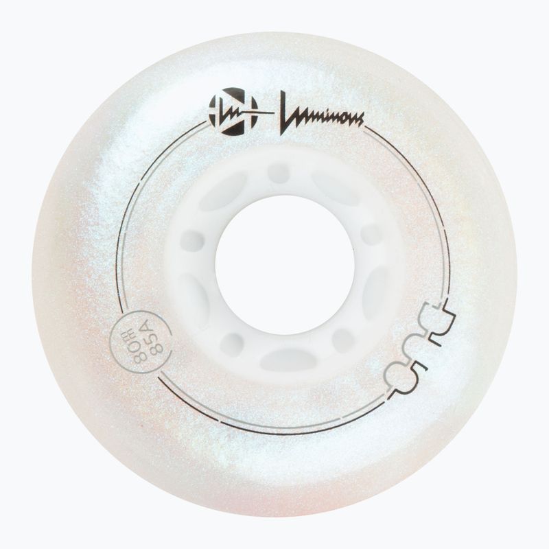 Kolieska na in-line korčule Luminous Led Wheels Duo 80mm/85A X4 white/pearl 3