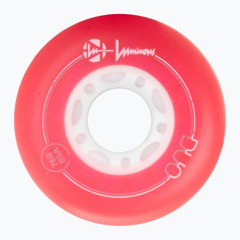 Kolieska na in-line korčule Luminous Led Wheels Duo 76mm/85A X4 red/blue 3