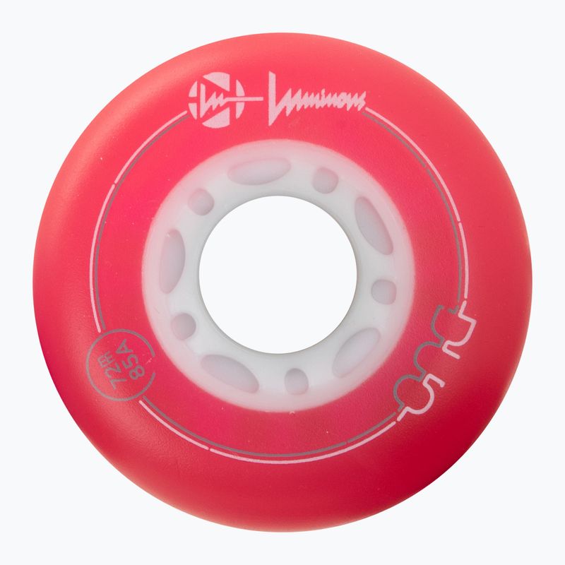 Kolieska na in-line korčule Luminous Led Wheels Duo 72mm/85A X4 red/blue 3