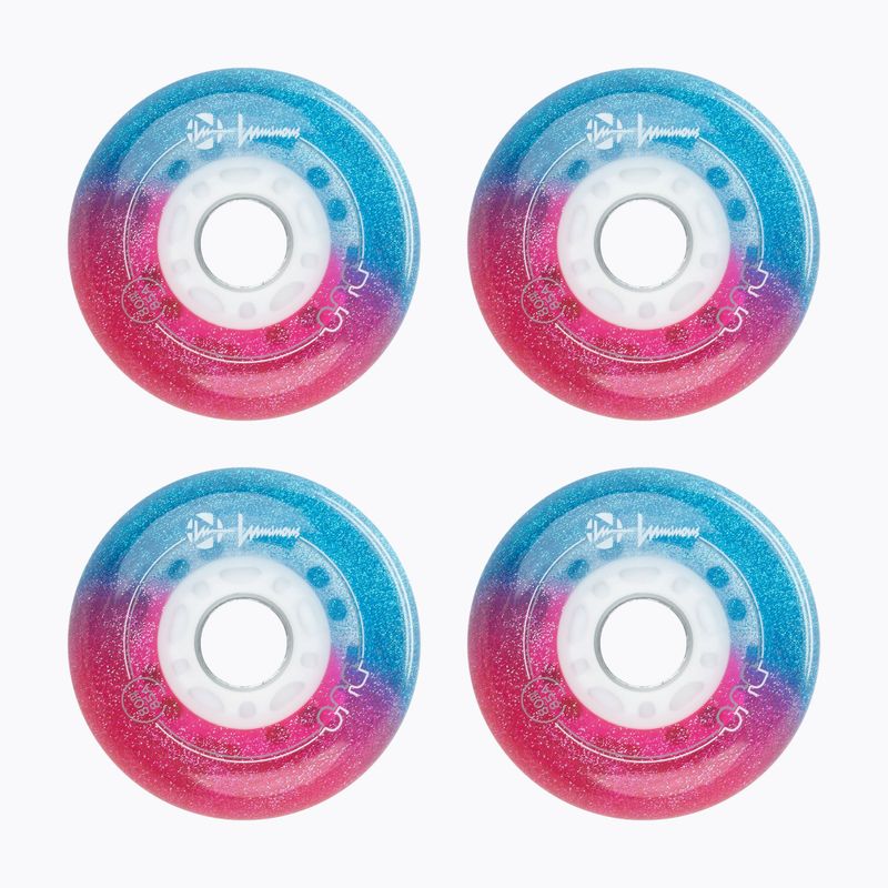 Kolieska na in-line korčule Luminous Led Wheels Duo 80mm/85A X4 galaxy/purple 2