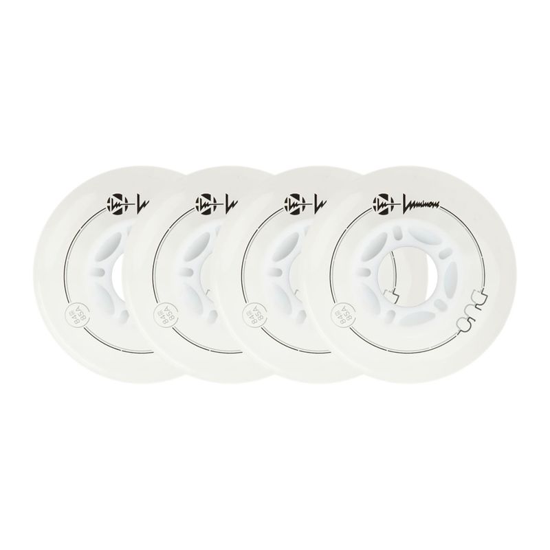 Kolieska na in-line korčule Luminous Led Wheels Duo 84mm/85A X4 white/blue 6