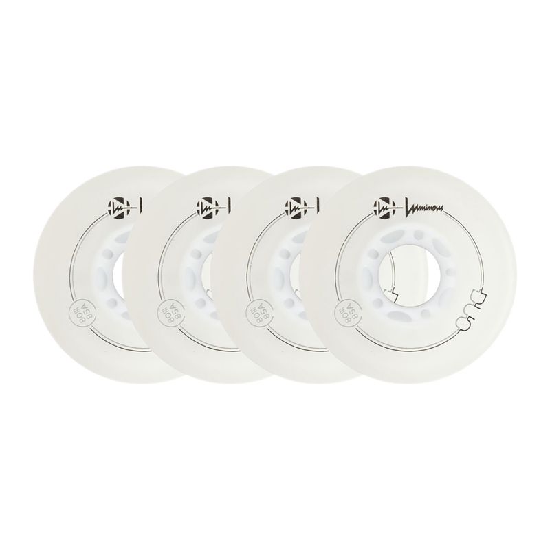 Kolieska na in-line korčule Luminous Led Wheels Duo 80mm/85A X4 white/blue 6