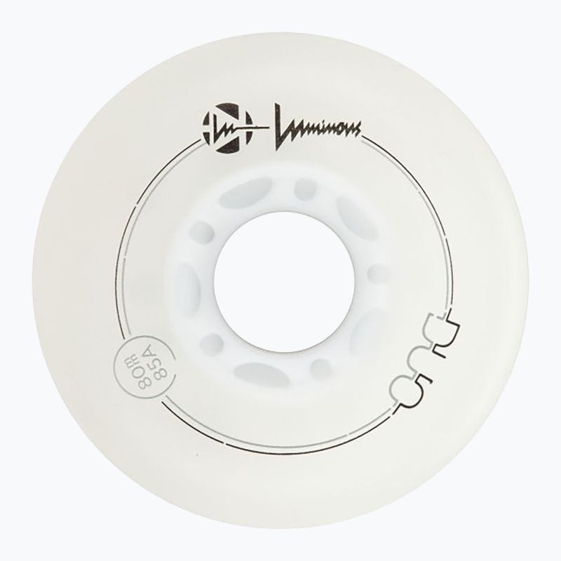 Kolieska na in-line korčule Luminous Led Wheels Duo 80mm/85A X4 white/red 3