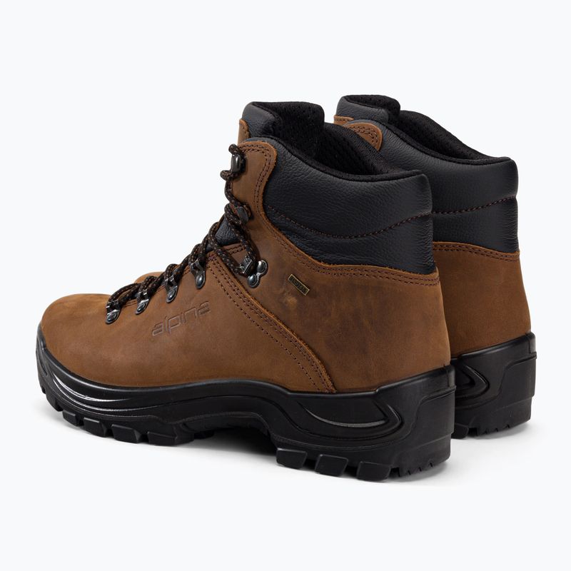 Pánske trekingové topánky Alpina Tundra brown 3
