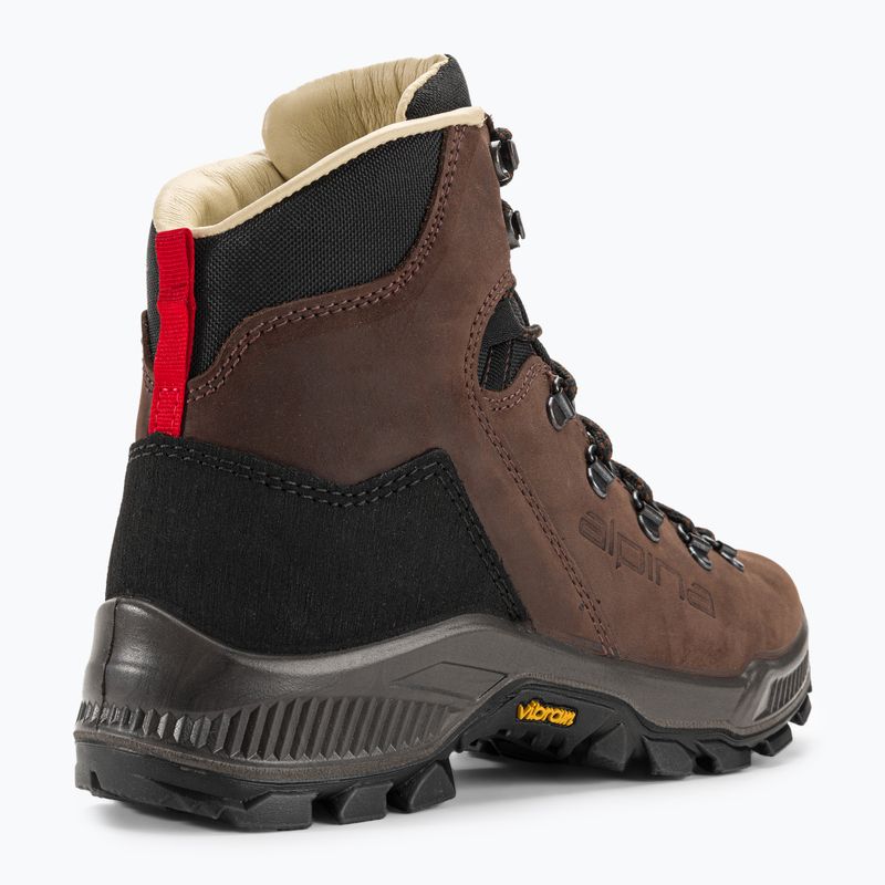 Dámske trekové topánky Alpina Prima Mid dark brown 9