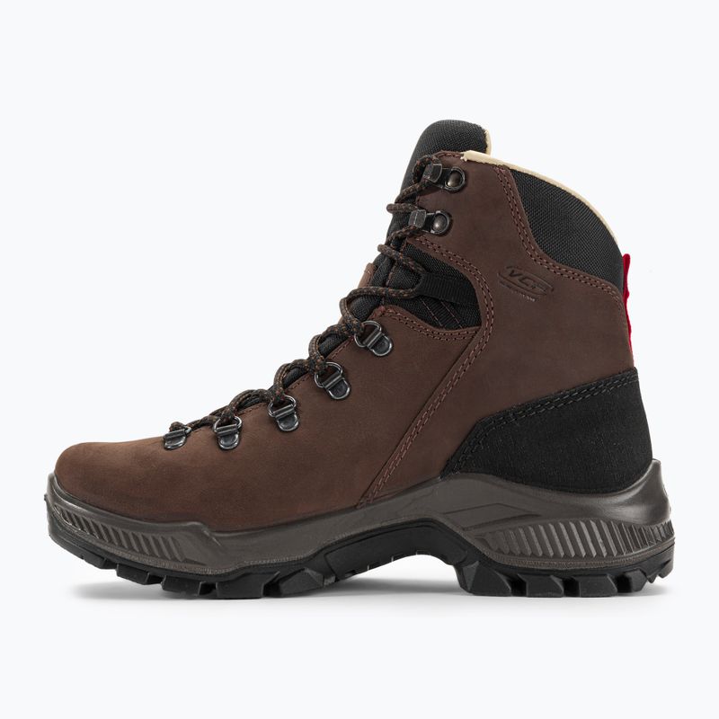 Dámske trekové topánky Alpina Prima Mid dark brown 10