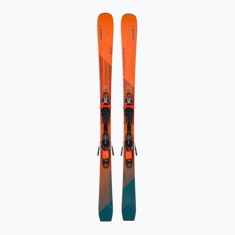 Elan Wingman 82 CTI Fusion + EMX 12 orange-blue zjazdové lyže ABBHBT21