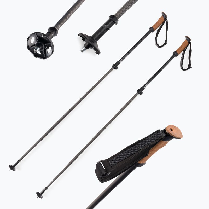 Lyžiarske palice Elan Voyager Rod black CD907620 7
