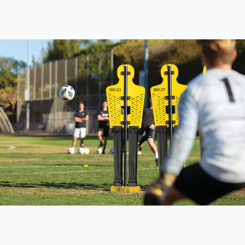 SKLZ Pro Training Futbalový obranca žltá figurína 5