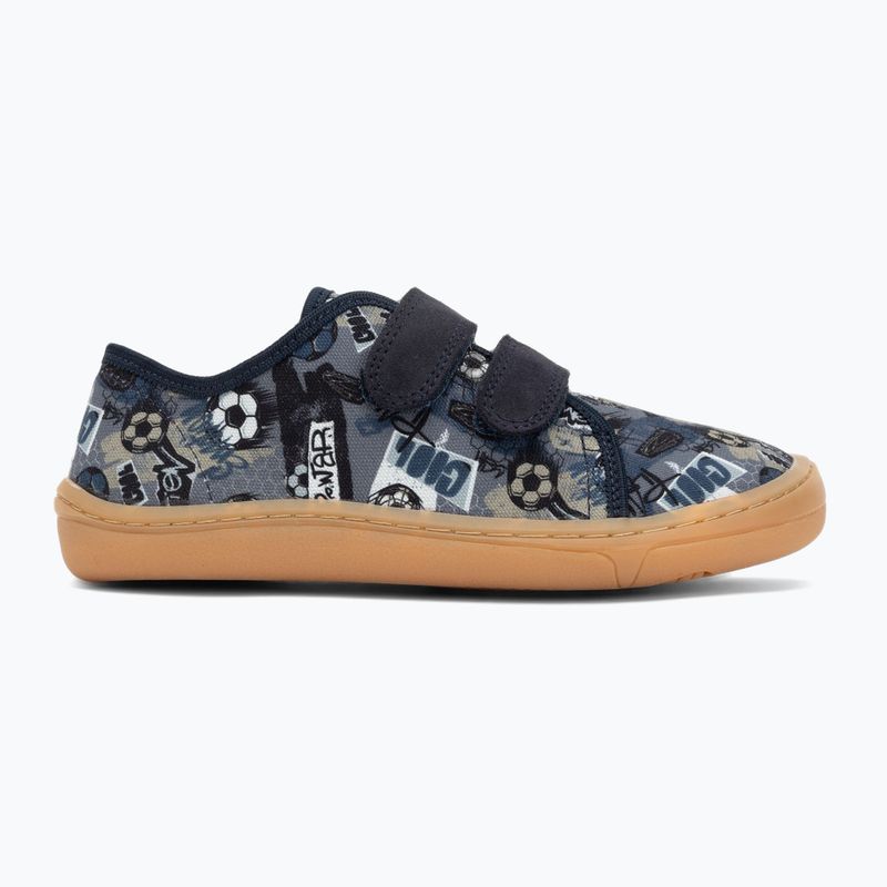 Detské barefoot topánky Froddo G1700379 grey/blue 2